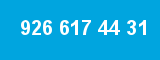 926 617 44 31 926 617 44 31